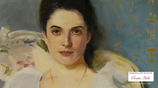 Lady Agnew, copy after John Singer Sargent by portrait artist Sonia Hale