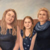 Group oil portrait, Family oil portrait