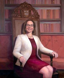 Karen Van Winkle, President of the Harvard Club of Boston, Academic oil Portraits, top portrait artists, best portrait artists, top portrait painters