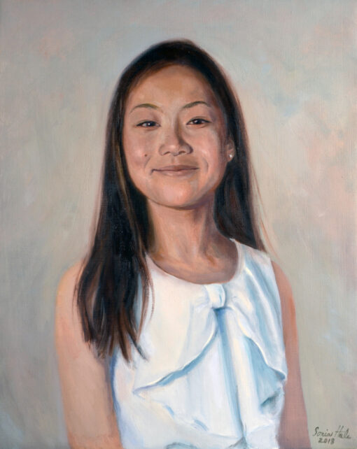 Boston portrait artist Sonia Hale, portrait of Chinese/ Asian girl