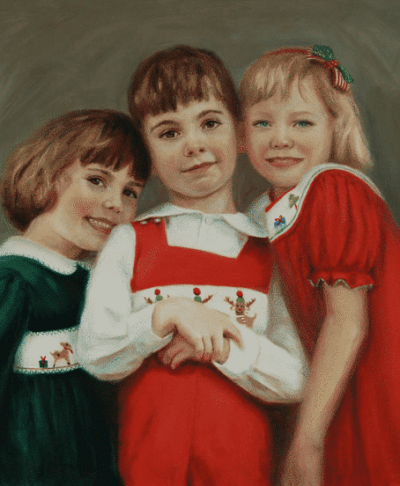 Hand-Painted Family Portraits